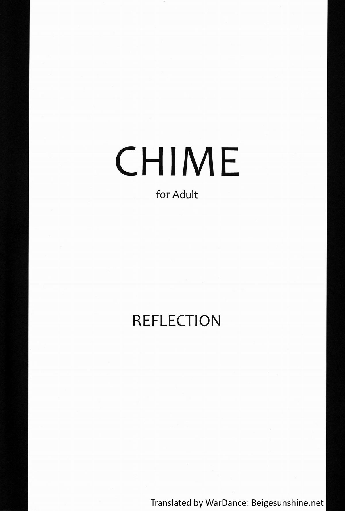 [REFLECTION (U-hi)] CHIME [英訳] [ページ欠落]