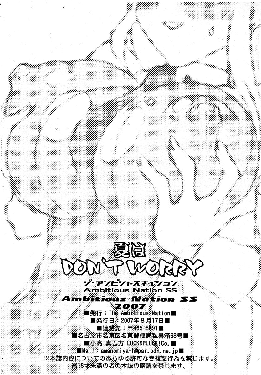 (C72) [The Ambitious Nation SS (天宮遙)] 夏はDON'T WORRY (天元突破グレンラガン)