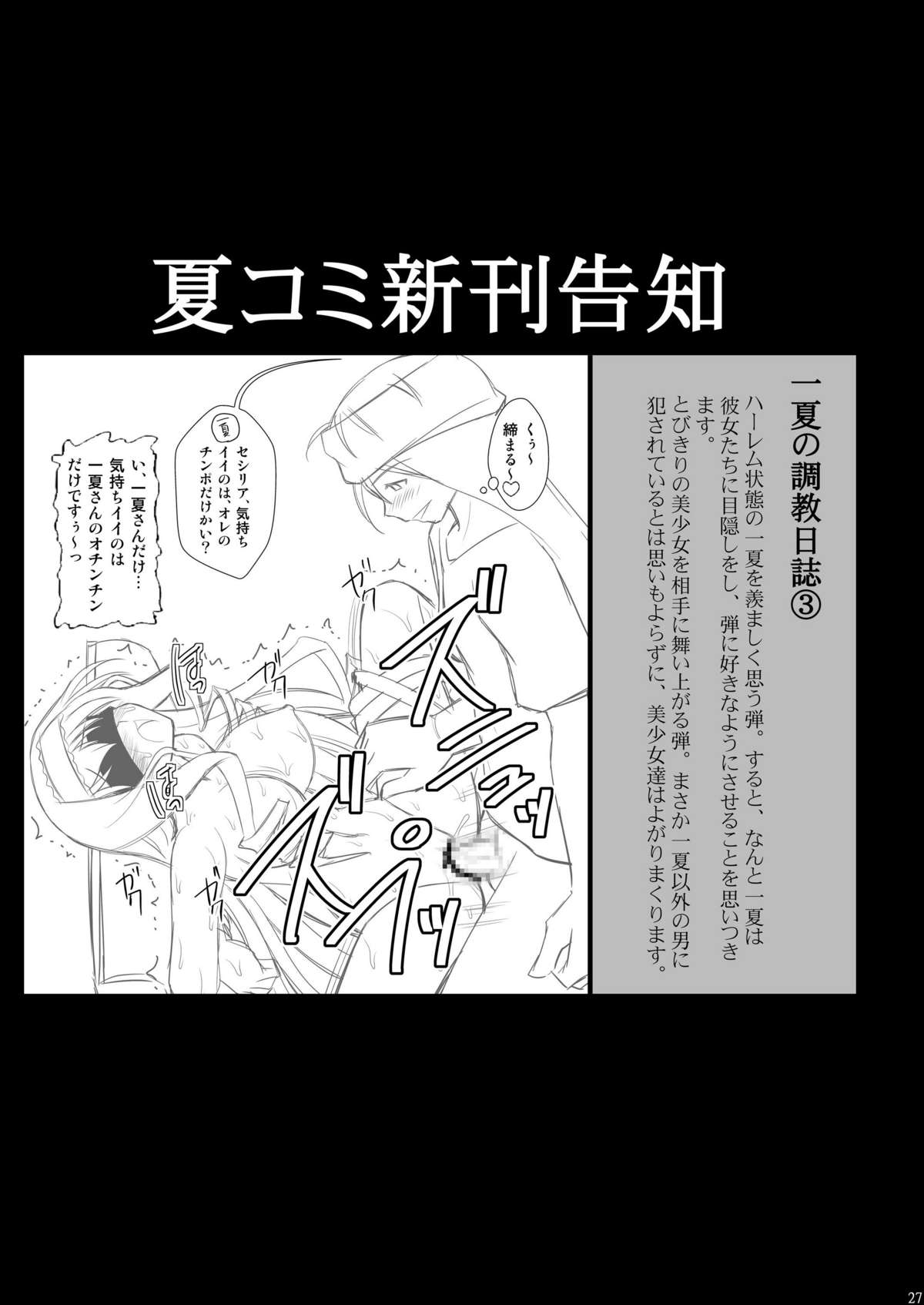 (C80) [浅野屋 (キッツ)] 一夏の調教日誌II (IS＜インフィニット・ストラトス＞)