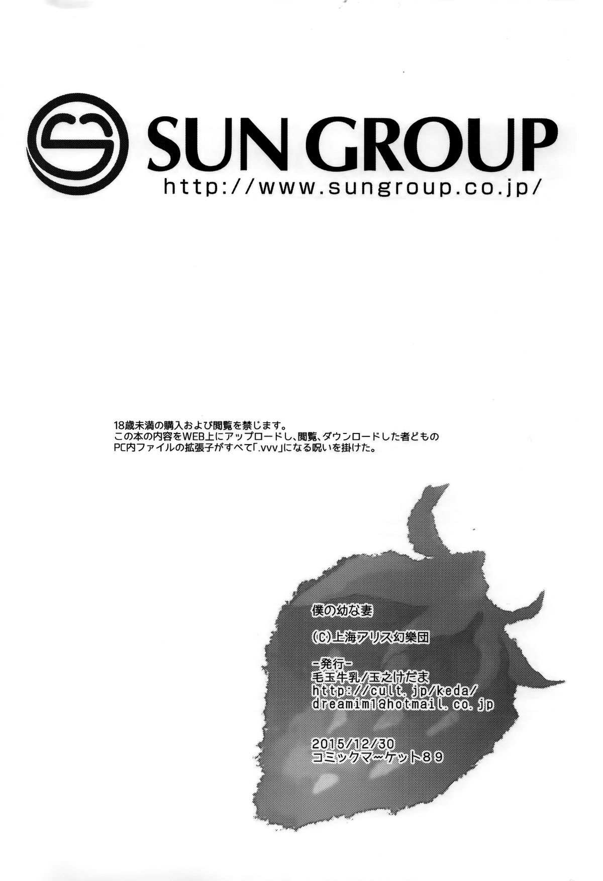 (C89) [毛玉牛乳 (玉之けだま)] 僕の幼な妻 (東方Project) [中国翻訳]