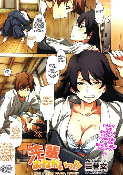 お願いしたい、先輩！