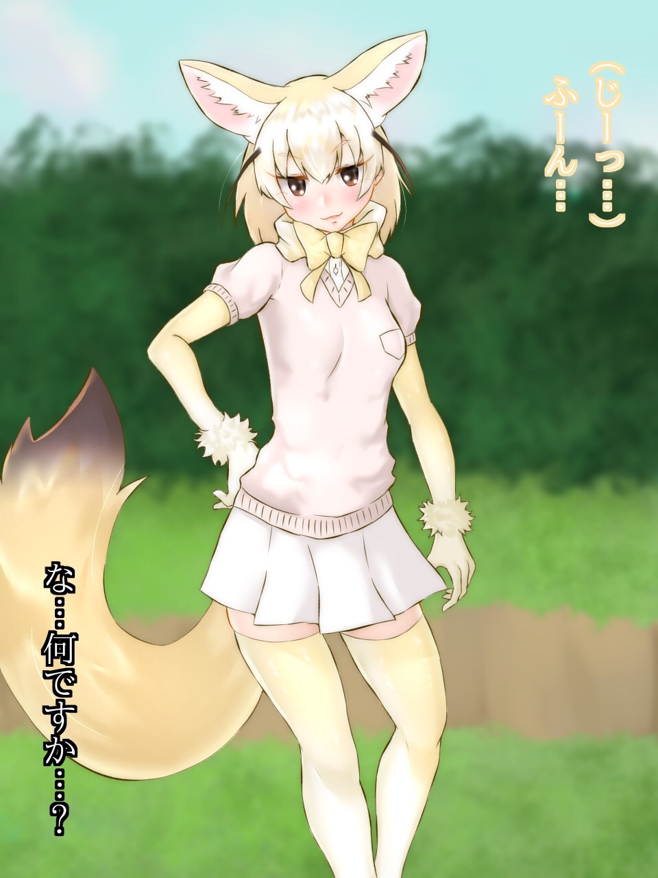 フェネックさんのオナニーのオテツダイ！？