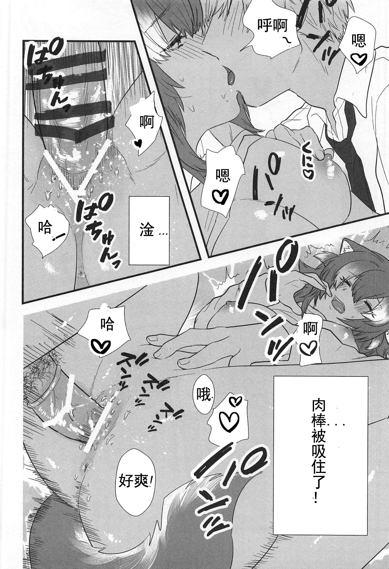 (C95) [ASSAM (朝野)] 彼女がニホンオオカミの場合。 (けものフレンズ) [中国翻訳]