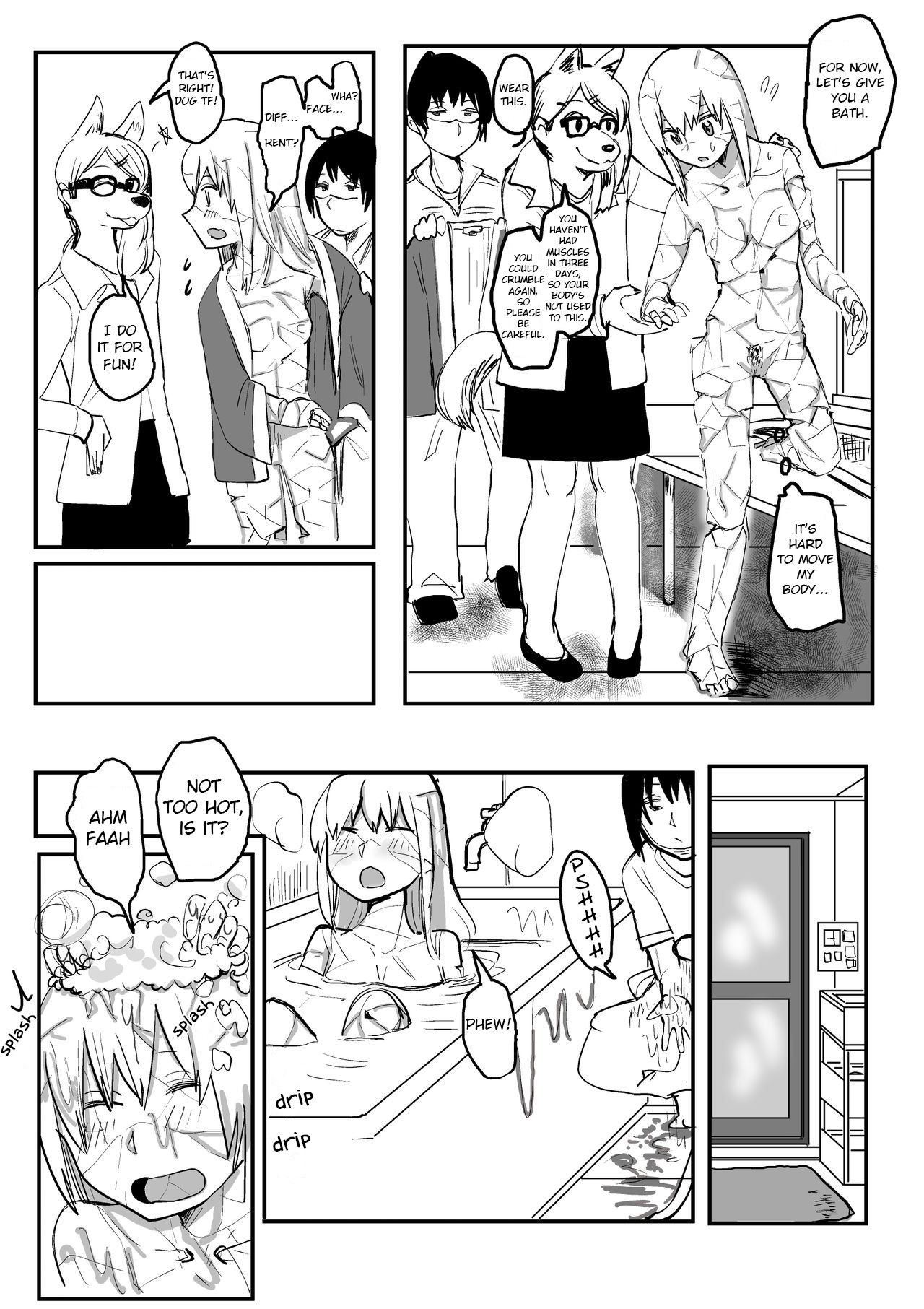 [葉月] 石化して粉々にされたい女子 [英訳]