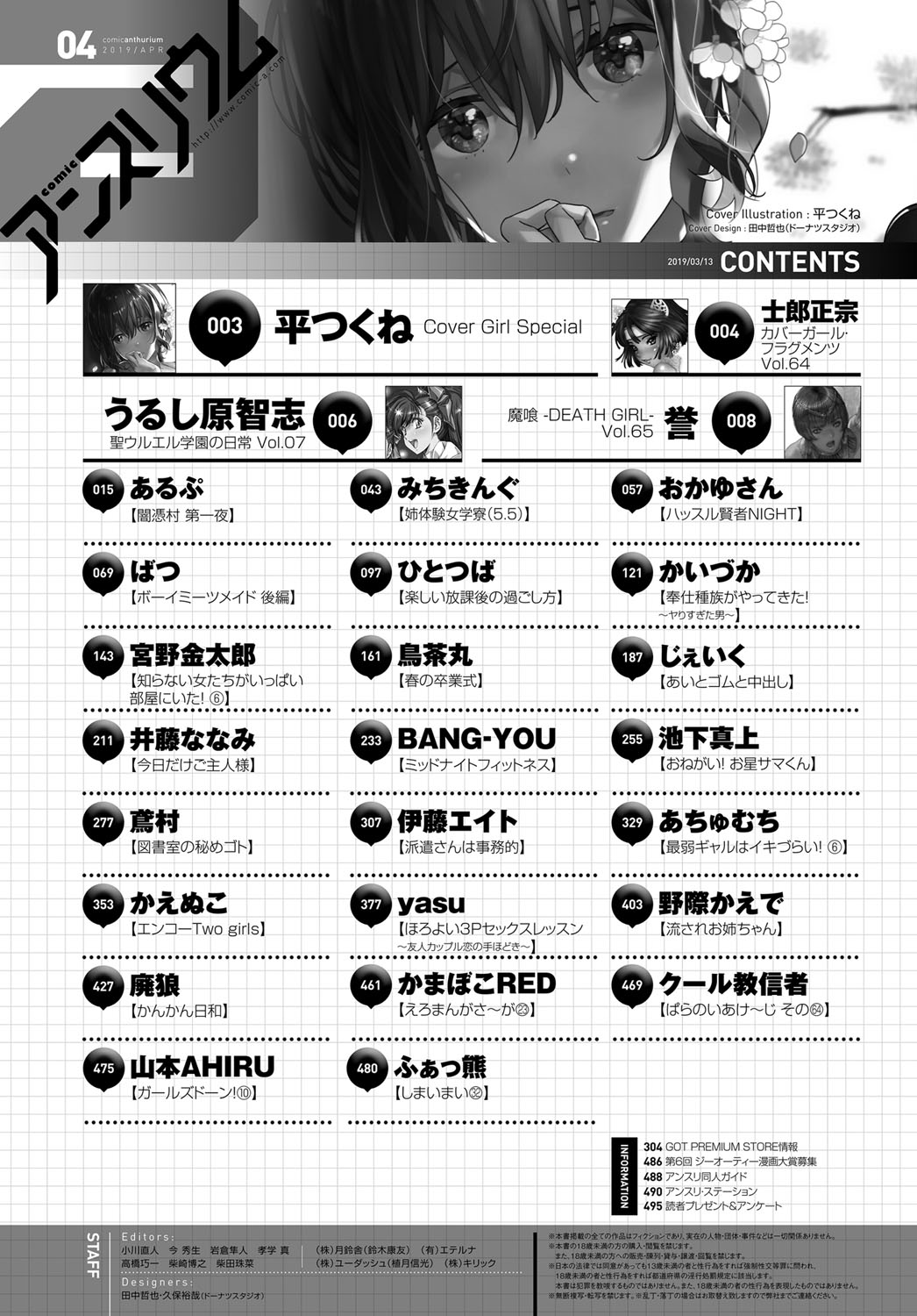 COMIC アンスリウム 2019年4月号 [DL版]