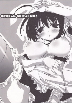 OTUKAE-SHITAI-NO! OTUKAE-SHITAI-NO!
