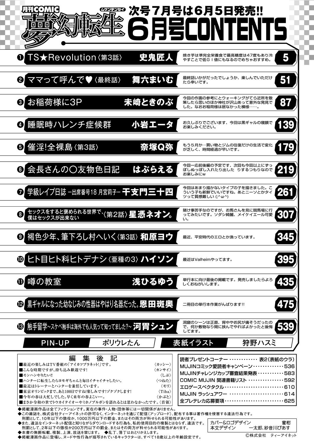 COMIC 夢幻転生 2021年6月号 [DL版]