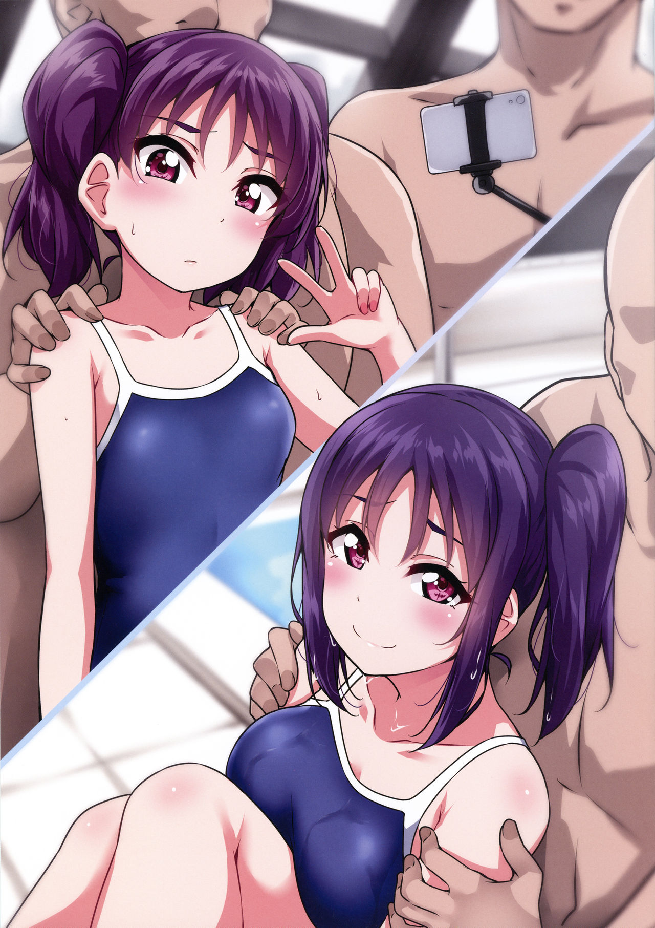 (僕らのラブライブ! 22) [corori (酔っ払い鬼?)] すくかん スク水でフォトセッ××!? (ラブライブ! サンシャイン!!)