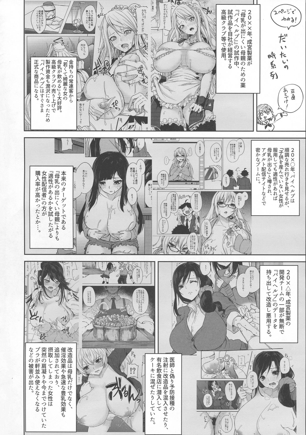 (C96) [おとぎの国のソープランド (黒川おとぎ)] 薬もすぎれば乳となる