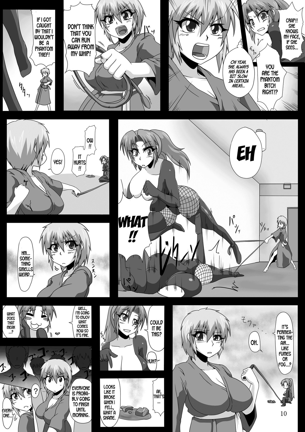 [ぱいんとさいず (ぺぽ、TKS)] Viva La 怪盗ビッチ 今夜、覚醒のフレグランスをいただきます [英訳] [DL版]