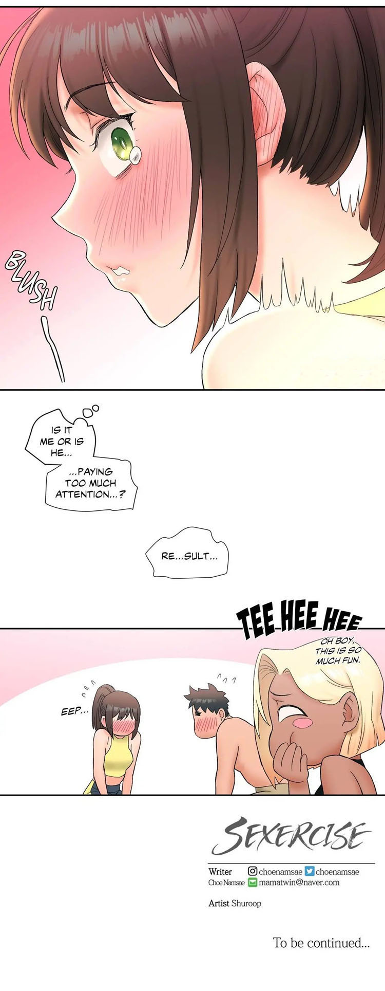 [Choe Namsae, Shuroop] Sexercise Ch.21/? [English] [Hentai Universe]