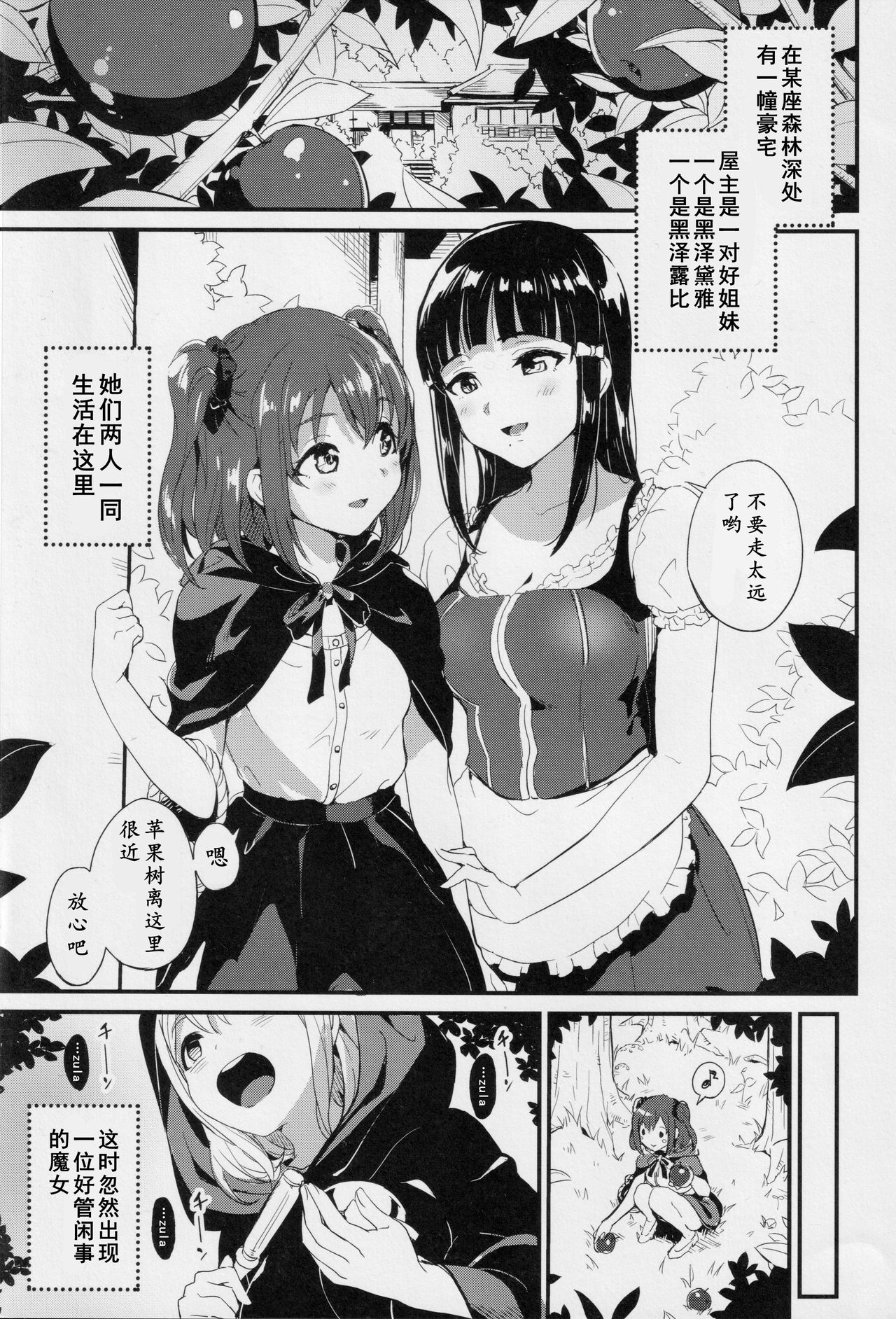 (C93) [macdoll (士嬢マコ(・c_・ ))] ルビィちゃんに生えるおはなし (ラブライブ! サンシャイン!!) [中国翻訳]