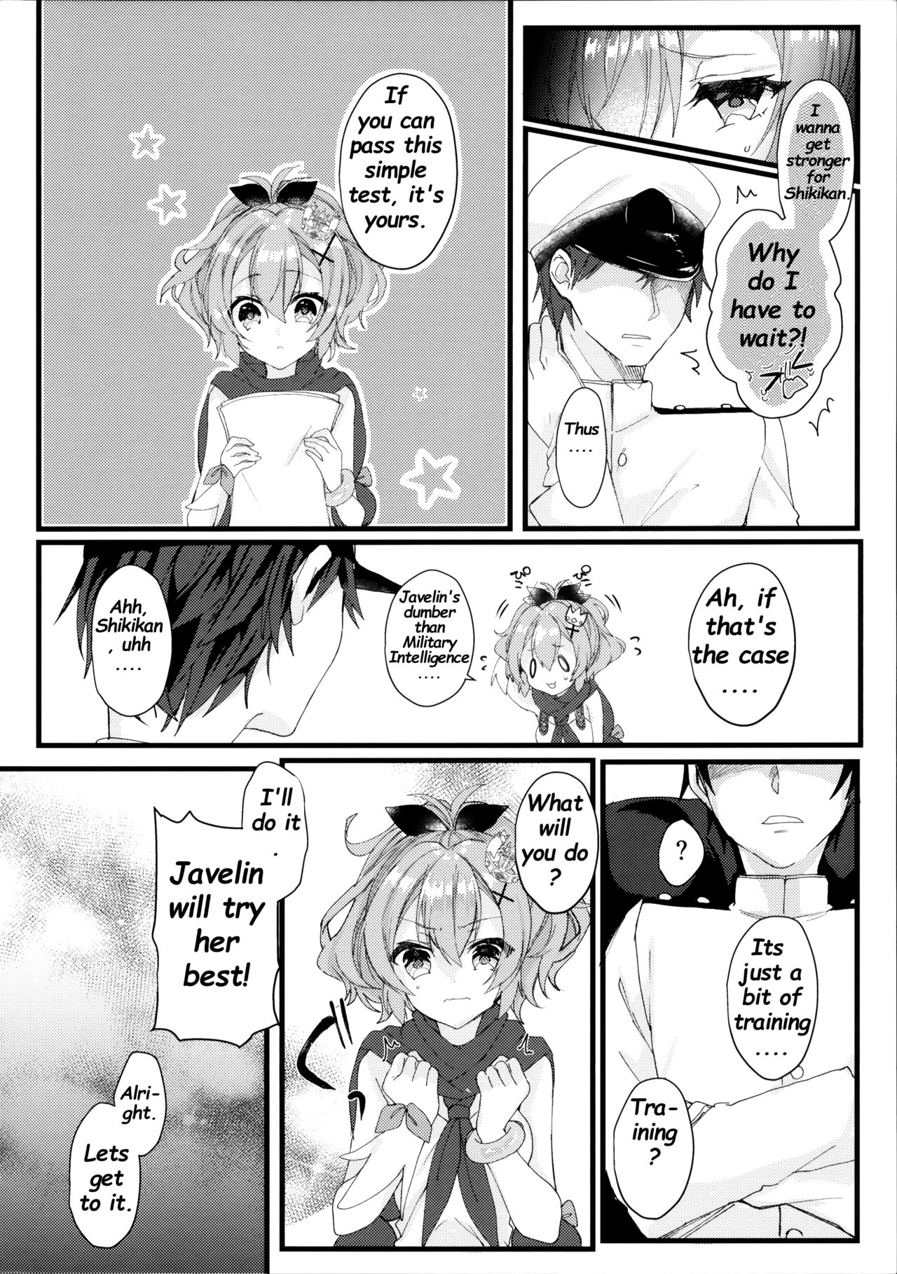 (COMIC1☆13) [+Elegy (mt)] ジャベリンちゃんと改造訓練 (アズールレーン) [英訳]