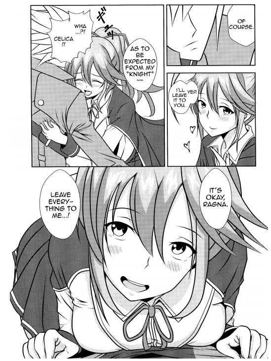 BlazBlue Ragna x Celica Hentai Doujinshi by Fisel fromREVELLIUSチーム