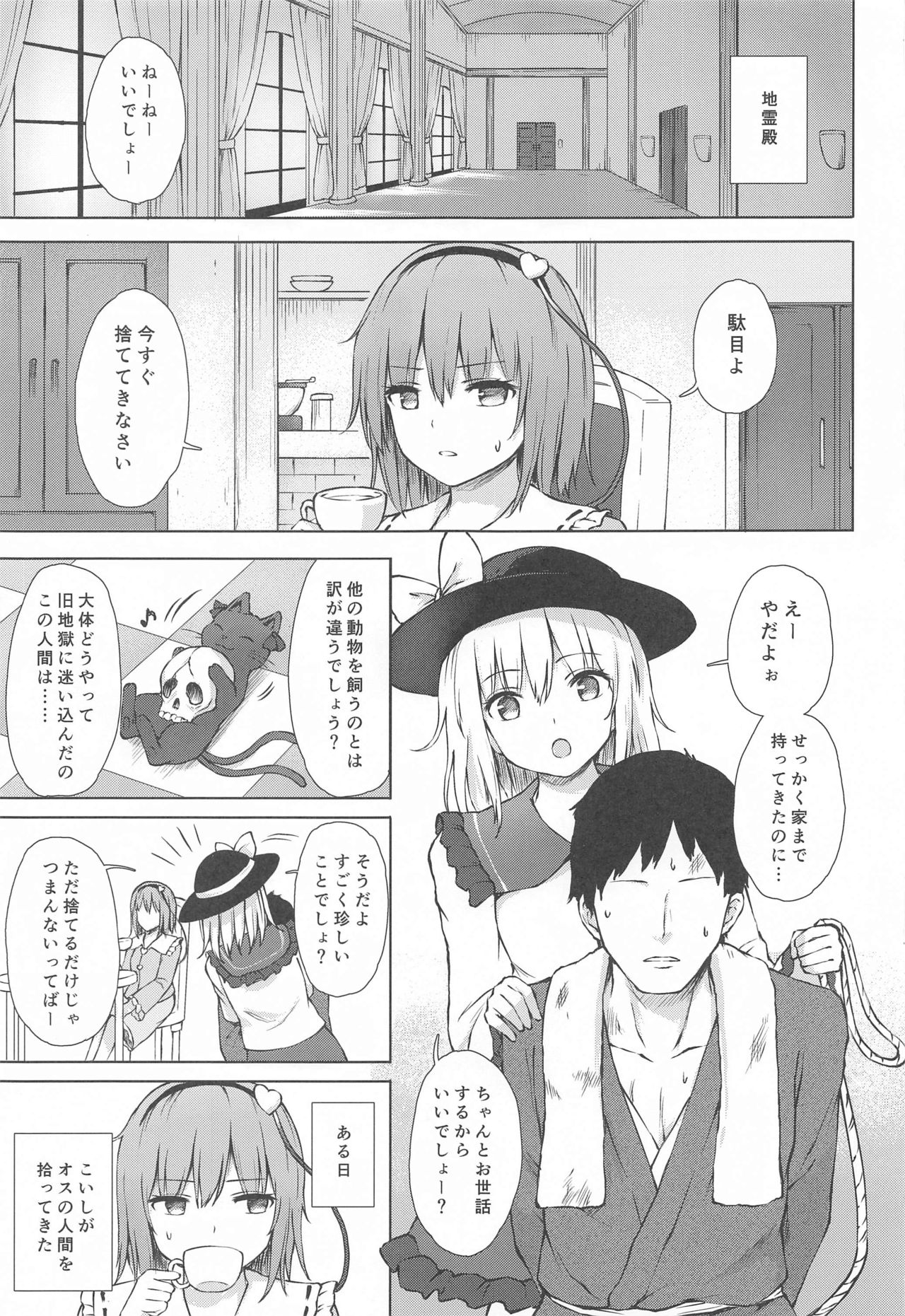 (名華祭15) [てこめんち (てち)] 古明地姉妹のいけないペット (東方Project)