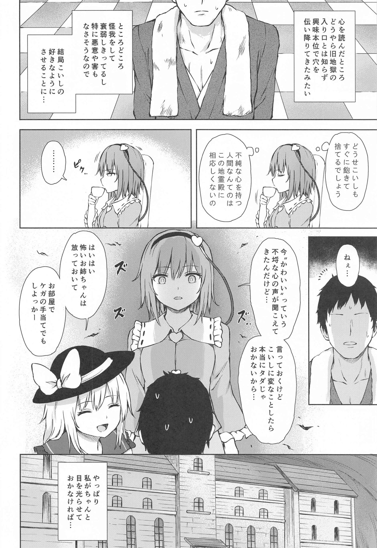 (名華祭15) [てこめんち (てち)] 古明地姉妹のいけないペット (東方Project)