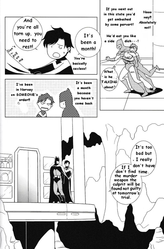 [悪役笑い三段活用 (銀丸)] 82+801×2+83 (バットマン) [英訳]