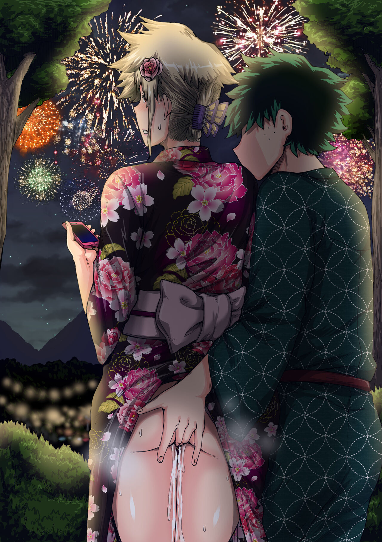 [ジュースボックス工場 (ジュナジュナジュース)] 僕のハーレムアカデミア7話「爆豪ママとの夏休み中編」