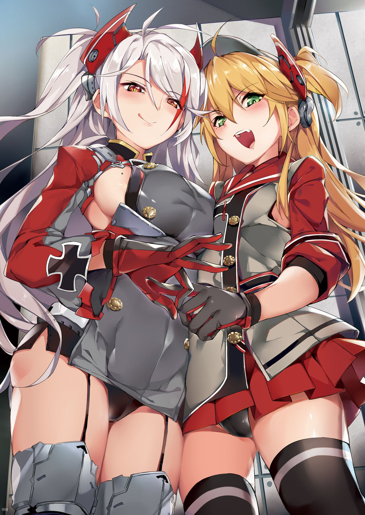 [塩ちょこ (ナハ78)] 鉄血お姉ちゃんのショタ勧誘淫録 (アズールレーン) [英訳] [DL版]