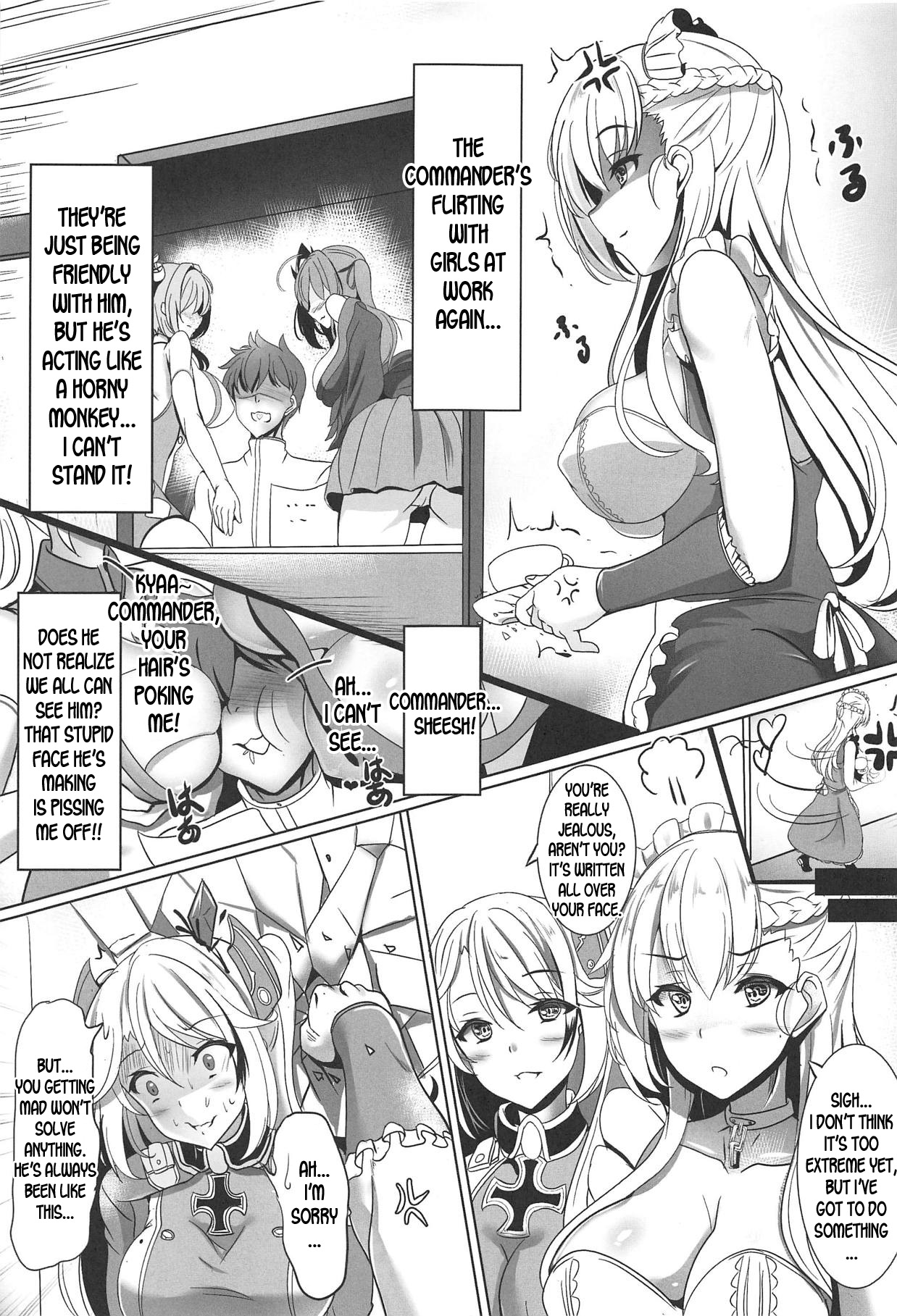 (C95) [ブラックウィング (千羅万象)] メイドさんの悩み (アズールレーン) [英訳]